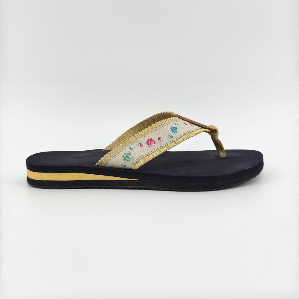 L.L. Bean Women’s Original Maine Isle Flip-Flops Size 7 Medium - Good Condition